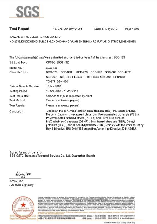 RoHS - Guangdong Shikues Micro Industrial Co., Ltd.