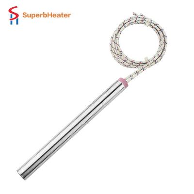 China Super Machinery Repair Shops Heater Dia 3mm Length 1400mm Stamped In Cartridge Lead Type Heater for sale