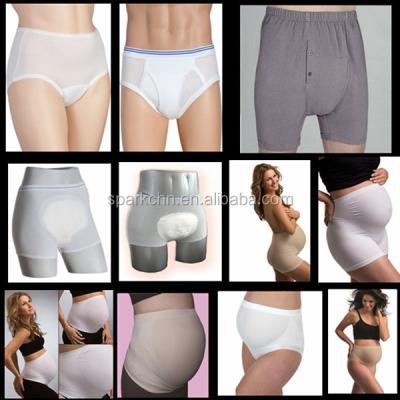 China Nursing Breathable Incontinence Seamless Adult Diapers And Plastic Pants for sale