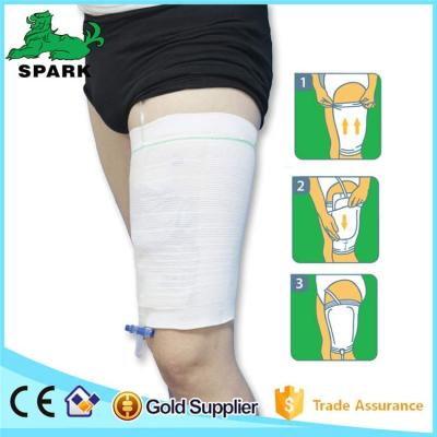 China Keep the urine bag safe with the leg. Portable Adult Emergency Urine Drainage Leg Bag Holder Stand For Men for sale