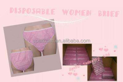 China Wholesale Apparel Dubai Women Disposable Underwear Antibacterial for sale