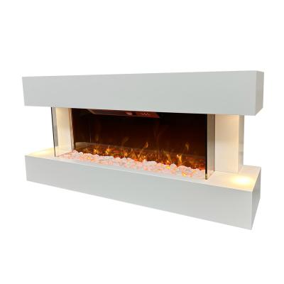 China Modern Electric Fireplace Heater 3D LED Water Steam Steamer Bed Fuel Pebble Indoor Decorative Insert Fireplace for sale