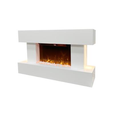 China Remote Control Floor Flame Heater Fireplace Electric With Modern Indoor Log Effect Decoration Mantel for sale