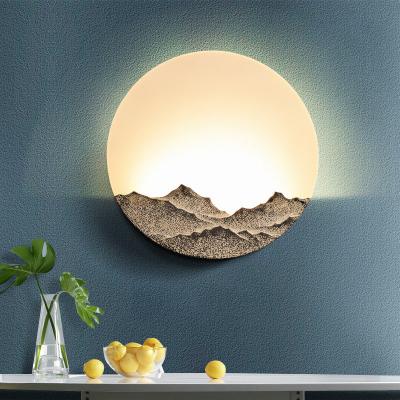 China Modern New Chinese Style Wall Lamp Creative And Personalized Bedroom Bedside Lamp Minimalist Modern Staircase And Hallway Lamp for sale