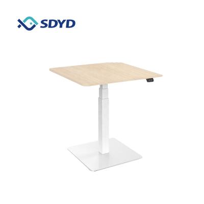 China Single Leg Height Adjustable (Height) Ergonomic Standing Desk Can Be Lift Up Or Down For Office, Meeting Room, Podium, Cafe for sale