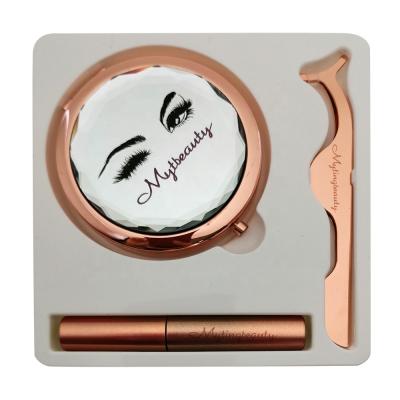 China Stick Mytingbeauty 3D Free and Portable Magnetic Eyelashes 5 Magnets Fast Dry Liquid Magnetic Logo Eyeliner Custom Eyelash With Magnet Lash Case for sale