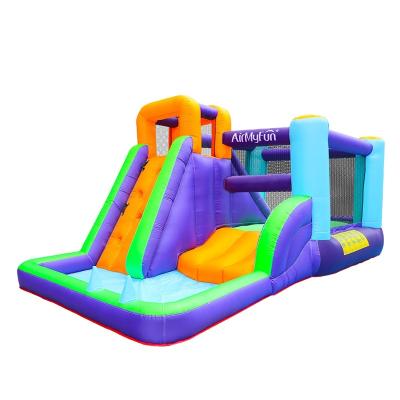 China Airmyfun BSIC 420D+840D PVC Fabric Bounce Castl House Inflatable Waterslide Monki Jumper For Sale for sale