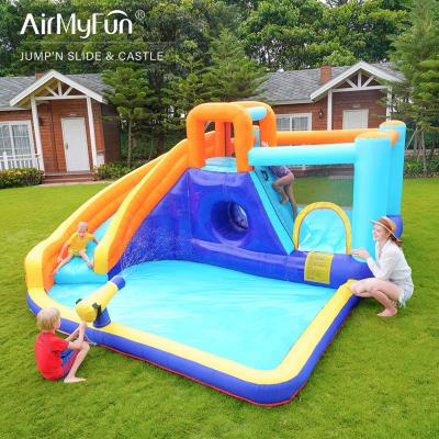 China Airmyfun Family Playground Water Slide Combo Bouncy Castle Party Trampoline Bouncer Bounce House for sale