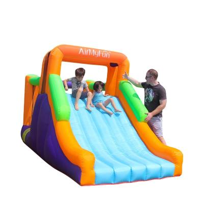 China Airmyfun Outdoor Inflatable House Bounce Slide 420D+840D PVC Fabric Inflatable Garden Slide for sale