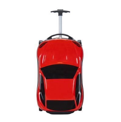 China Fashion 20 Inch Customized Logo 3D Car Shape Children Trolley Case Luggage Suitcase Box for sale