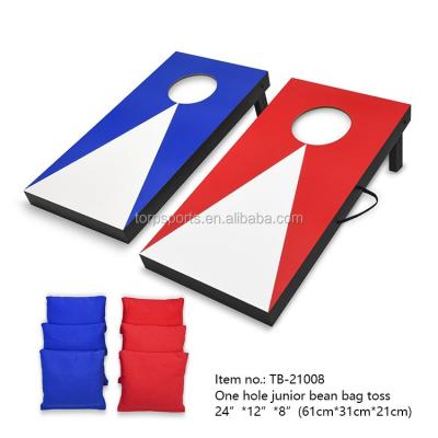 China MDF The Hole Bean Bag Toss Game Set with PVC and One Color Label Includes 2 Boards, 6 Bags and Rules for sale