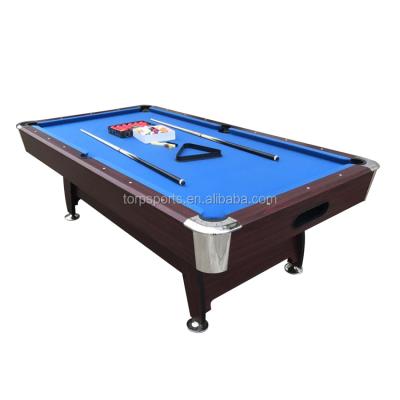 China Leather Pocket 96 Inch Pool Game Table 8 ft Pool Table TP-9610 for sale