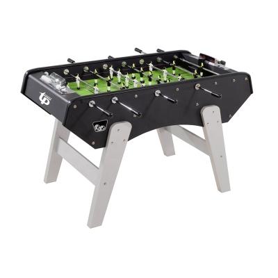 China New France design table/soccer table Football model with telescopic metal player rods TS-5616 black white wood three colors 151.5cm x 79.2cm x 92cm for sale