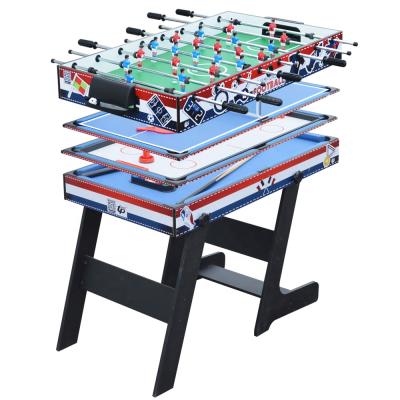 China New Design 4in1 PVC Folding Multi Game Table/Billiard Tennis/Hockey/Football Table TM-1816 for sale