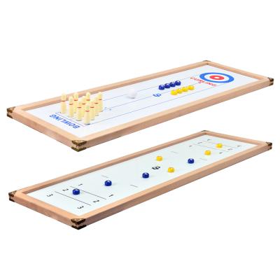 China 3 in 1 3 in1 Shuffleboard Games Shuffleboard Game / Curling Game /Bowling Game for sale