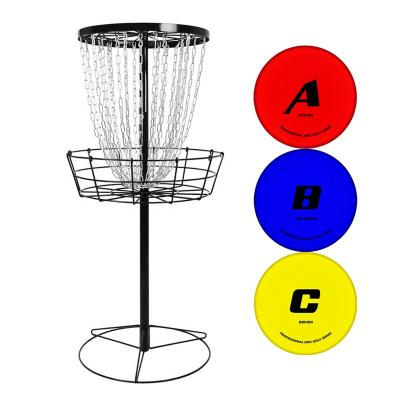 China Toy Flying Disc Golf Inflatable Set with 6 PCS-2 PCS Driver, 2 PCS Mid Range, 2 PCS Putter and 1 PCS Disc Golf Towels TP-GF202 for sale