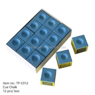 China Box of 12 blue cubes of chalk TP-C012 TP-C012 billiard cue for sale