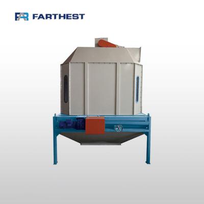 China Factory Counter Flow Hot Air Cooler / Fish Feed Pellet Cooler for sale