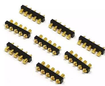 China SMT 4 Spelden Magnetische POGO Pin Connector Te koop