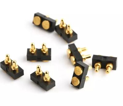 China El oro POGO Pin Connector 2 fija el conector por resorte magnético 10P de SMT Pogo en venta