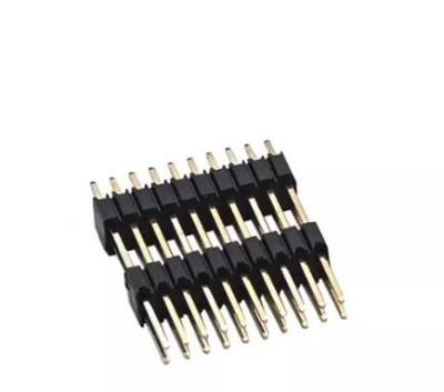 China 1.27mm Neigung 8 einzelne Reihe PWBs Sockel Pin POGO Pin Connector Spring Loaded Header zu verkaufen