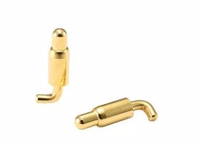 China Gouden Rechte hoekpogo Pin Brass Spring Loaded Pin Schakelaar voor het Verwarmen Element Te koop