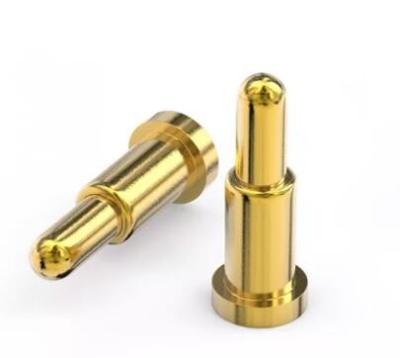 China terminal de cobre amarillo SMT POGO Pin Connector Spring Loaded de 3m m 2P 6P en venta