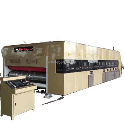 China Hotels ZH SYKM Automatic Flexo Printing Slotting Machine Carton Die Cutting Wrapping Machines for sale