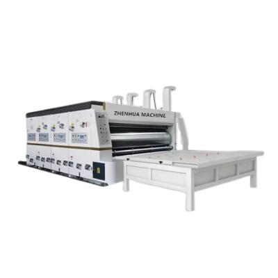 China Printing chain feeder 3/4/5 color corrugated box flexo printer slotter rotary die cutter machine for sale