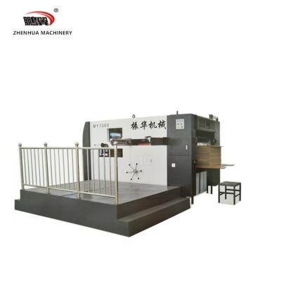 China ZHMY White Carton Semi Automatic Die Cutting Machine Prices / Creasing And Die Cutting Machine Manual Prices for sale