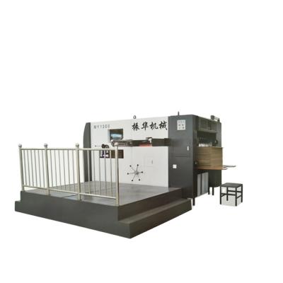 China ZHMY-1300 White Carton Semi Automatic Carton Die Cutter And Creasing Machine for sale