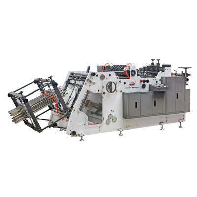 China ZH-800ZF Efficient FAST Food Carton Glue Gluing Machine and Paper Carton Folding Machine for sale