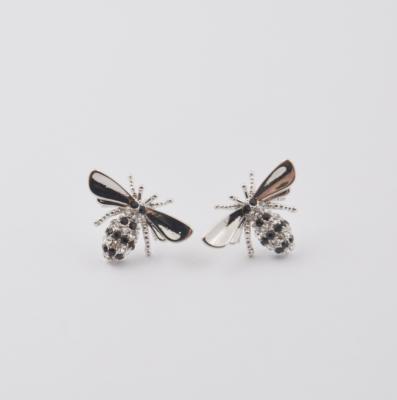 China Cute Cute Sterling Silver Earrings Bee Shaped Earring From Silver Jewelry Maker for sale