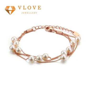 China Wholesale TRENDY in china silver jewelry set bracelet women charm freshwater pearl bracelet for sale