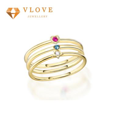 China CLASSIC factory direct sales design fashion jewelry beautiful 14k gold wedding ring for women for sale