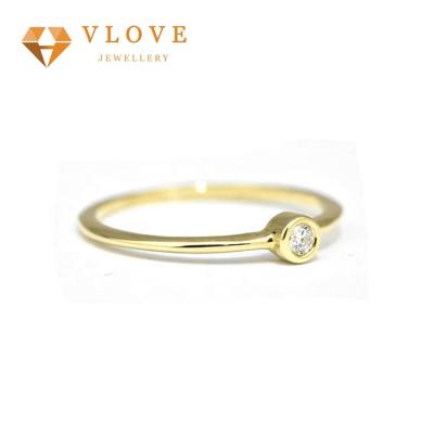 China Women CLASSIC designs simple china wholesale designs simple bulk custom jewelry fashion 14K gold fashion ring for sale