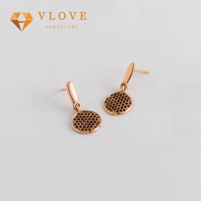 China Wholesale Cute Products Fashion Jewelry Designs Wedding Jewelry Set 18k Gold Earrings for sale