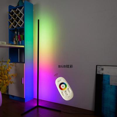 China Nordic Modern RGB LED Floor Lamp, Designer Floor Lamp Standing LED Corner Light for Living Room Decoration for sale