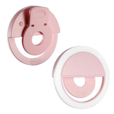 China Portable Beauty Small Ring Light Led Lamp, Tiktok Phone Mini Led Ring Fill Light 3.2 Inch ABS Makeup Clip For Mobile for sale