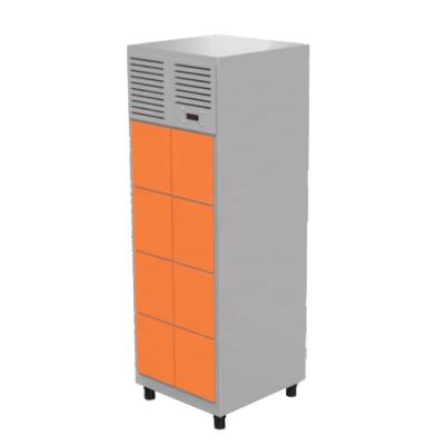 China Intelligent Temperature Control Refrigerated Storage Cabinet Outdoor Automatic Smart Chilled Parcel Delivery Locker 24 for sale