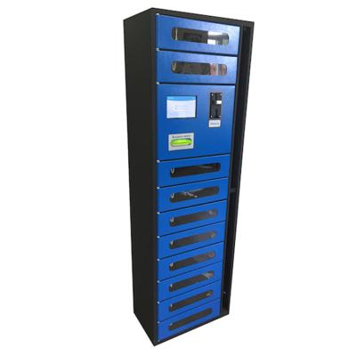 China Large Shopping Centers Electronic Pin-code Barcode Locker Smart Mobile Phone Charging Storage Locker 16 for sale