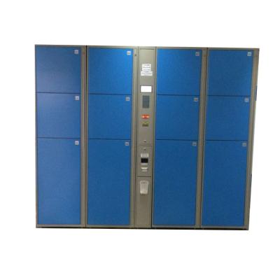 China Steel Public Places Delivers Automatic Luggage Storage Lockers Railway Station Electronic Storage Locker System for sale