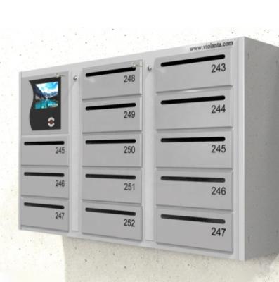 China Wall mounted smart electronic mailbox for multyfamily of homes for sale