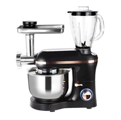 China Home 5.5L Kitchen 1500w Electric Food Mixer Multifunctional Dough Mixer Cake Bread Stand Machine for sale