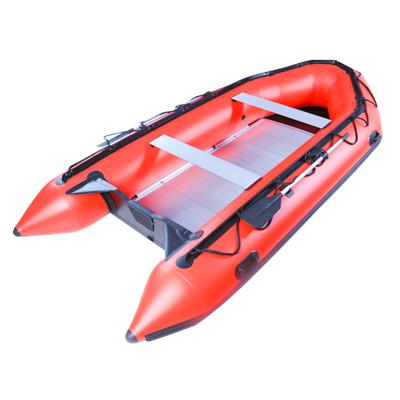 China Aluminum Hull 9ft Aluminum Sport Sea Sailling 0.9mm PVC Inflatable Small Rubber Recreational Rowing Boat for sale