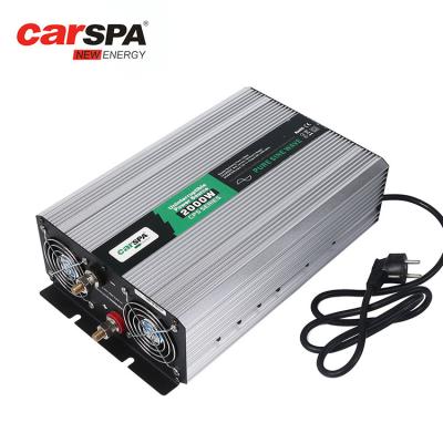 China Dc To Ac 2000w Pure Sine Wave Power Inverter 15A DC 12V 24V Input for sale