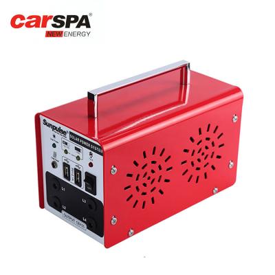 China 50w 12v Portable Solar Power System 50W 12V 26Ah For Camping Lead Acid Battery for sale