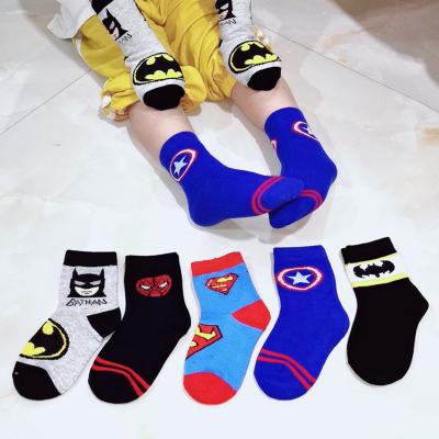 China QUICK DRY Kids Anime Movie Character Pattern Cartoon Crew Bangs Kids Students Teen Boys Cool Cute Socks for sale