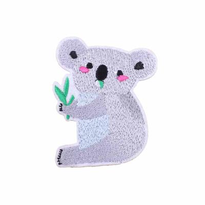 China Other Top Quality Cartoon Embroidery Fabric Patch Frog Lemon Animal Sloth Clothes Patch for sale