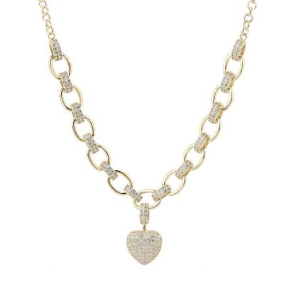 China Shenzhen cute jewelry factory cheap custom heart-shaped earrings and necklace set stainless steel jewelry sets for woman for sale